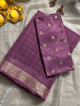 Viscous Georgette with sequence work
