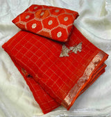 Viscous Georgette with butterfly design