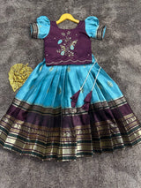 Kids lehenga with handwork