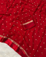 Viscous Georgette with sequin butti