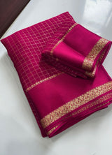 Viscose Georgette Saree