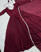 Space Silk Crush Gown