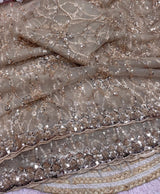 Butterfly net saree