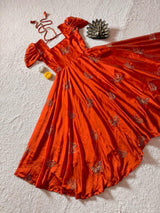 Ranngoli silk Gown