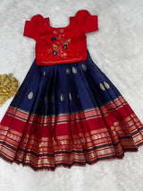 Kids lehenga with handwork