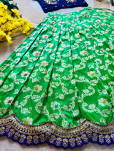 Kids lehanga with maggam work