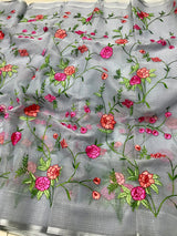 Kota embroidery work sarees