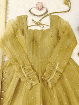 Designer Gown with Pent Set – Elegant Ethnic Wear