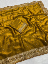 Space silk sarees with butti work