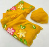 Chiffon hand-painted sarees